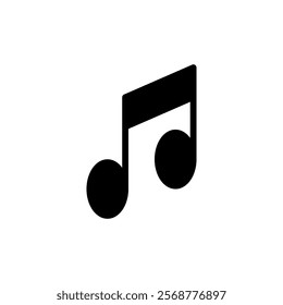 Music icon vector illustration. note music sign and symbol