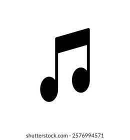 Music icon vector illustration. note music sign and symbol