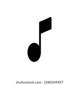 Music icon vector illustration. note music sign and symbol