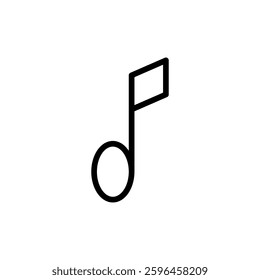 Music icon vector illustration. note music sign and symbol