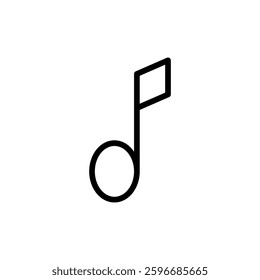 Music icon vector illustration. note music sign and symbol