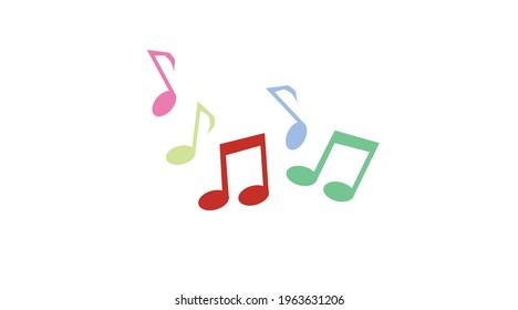 Music Icon. Vector isolated cool music illustration