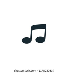 music icon vector logo template
