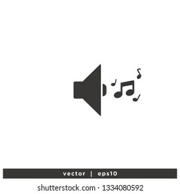 Music Icon Vector logo template