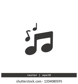 Music Icon Vector logo template