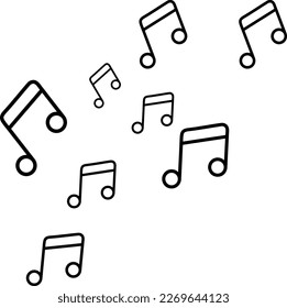 plantilla de logotipo del vector de icono de música en fondo blanco..eps