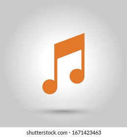 Icono de música vector, Melody, señal de audio