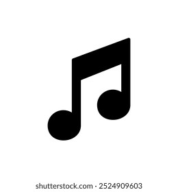 Music icon vector. note music sign and symbol
