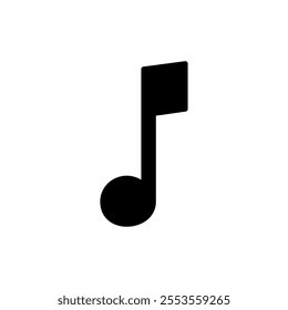 Music icon vector. note music sign and symbol