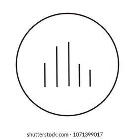 Music icon vector simple equalizer 
