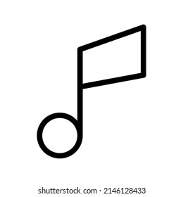 Ilustración de diseño de símbolos vectores de iconos de música