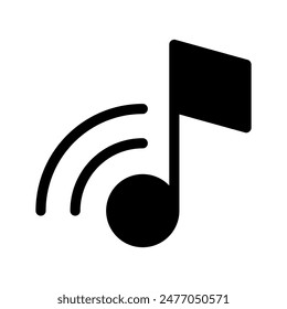 Ilustración de diseño de Vector de iconos de música