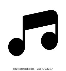 Ilustração do design do símbolo do vetor do ícone da música