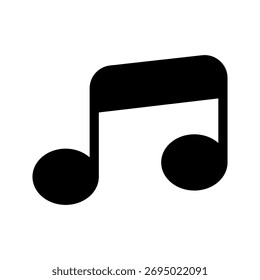Ilustración de diseño de símbolo de Vector de icono de música