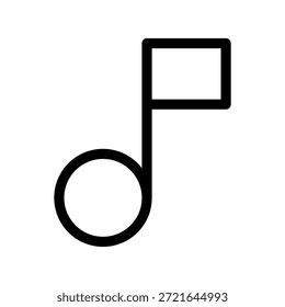 Ilustración de diseño de símbolo de Vector de icono de música