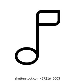 Symbol für Musik, Vektorsymbol, Entwurfsgrafik