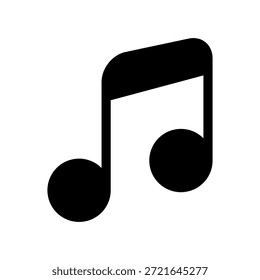 Ilustración de diseño de símbolo de Vector de icono de música