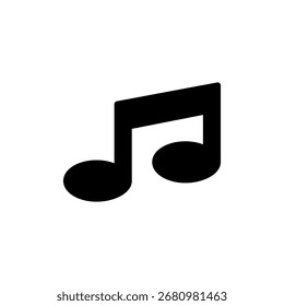Music icon vector for web and mobile app. note music sign and symbol