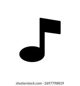 Music icon vector for web and mobile app. note music sign and symbol