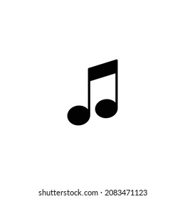 Music icon vector for web site Computer and mobile app