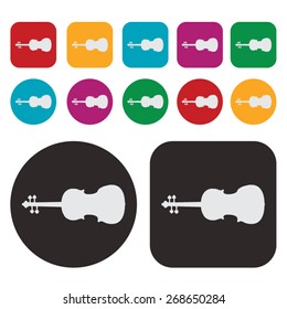 Music icon / violin icon / viola icon