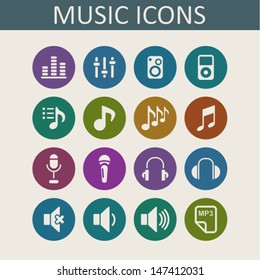 Music icons