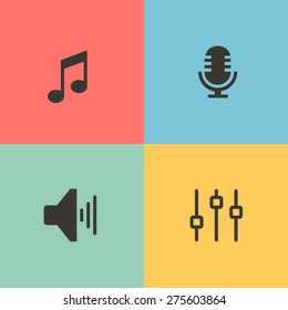 Music icons