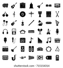 Music Icons Stock Vector (Royalty Free) 715154314 | Shutterstock