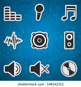 music icons set