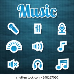 music icons set
