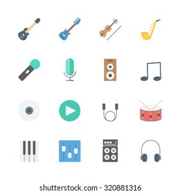 music icons set