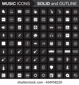 music Icons set