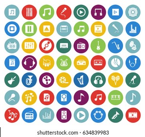 Music icons set