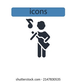 music icons  symbol vector elements for infographic web