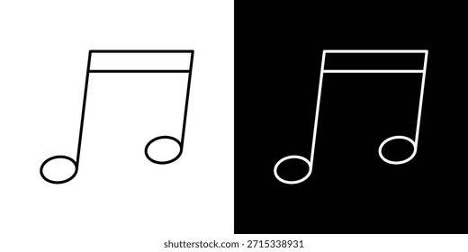 Vektorvorlage für Musiksymbole, EPS 10 für Design