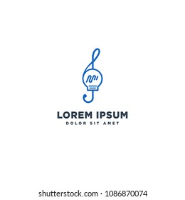 music idea logo template