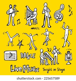 music illustration