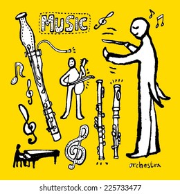 music illustration