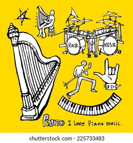 music illustration