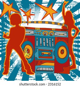 music illustration