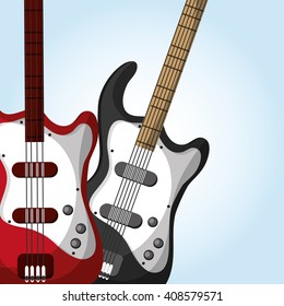 music illustration design, editable vector