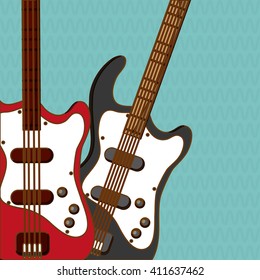 music illustration design, editable vector