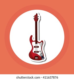 music illustration design, editable vector