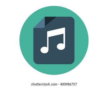 Music Illustration - Flat Icon