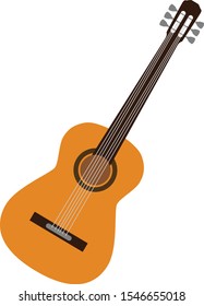 Music - Illustration of a guitar