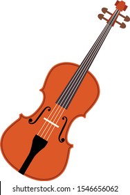 Music : Illustration of a violin