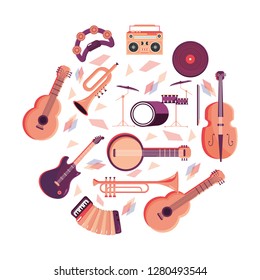 music instrument cartoon