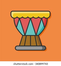 music instrument drum icon
