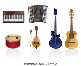 Music Instrument Icon set 1