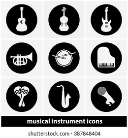 Music Instrument Icon Set